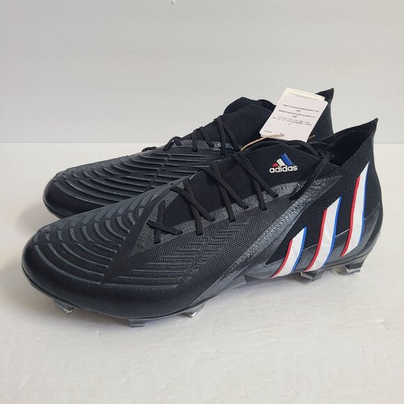 Adidas Predator Edge.1 FG Soccer Cleats H02935 Size 10.5 Black main image 8